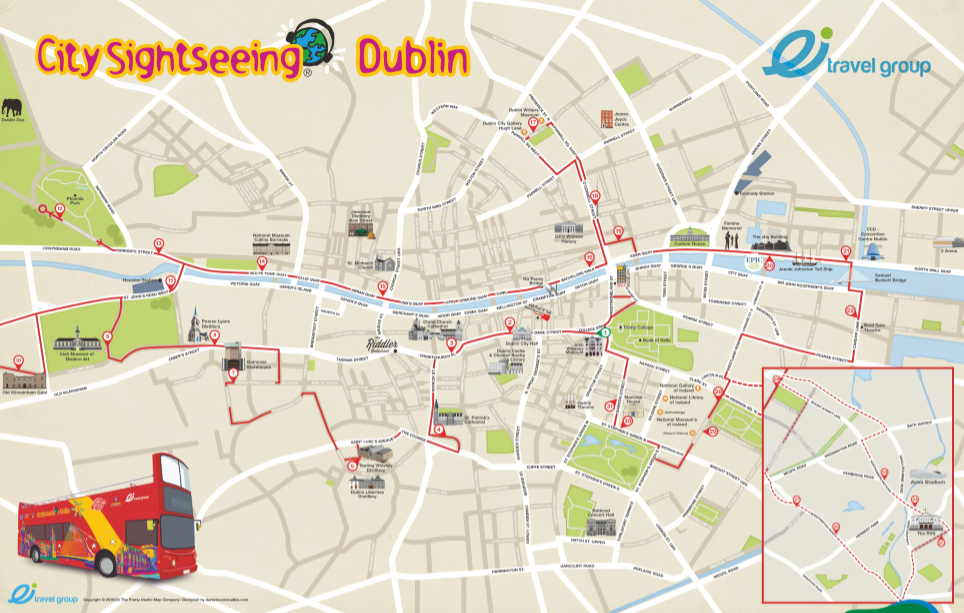 Uovertruffen gjorde det stamme Dublin City Sightseeing: Hop-on, Hop-off Tour